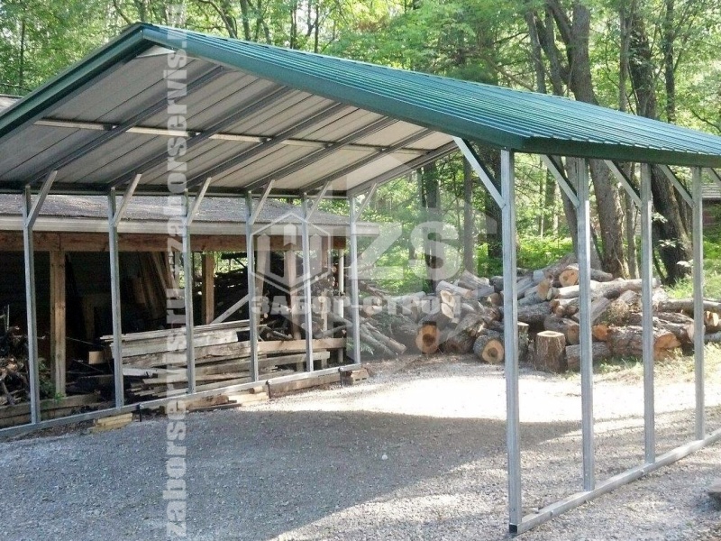 Навес двускатный работа 6