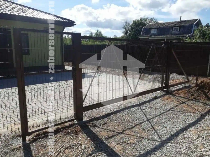 3D забор 73 метра высота 1,8м 4мм