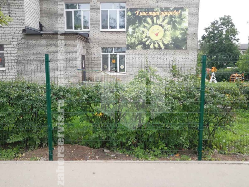 3D заборы для детского сада 80 метров 3,5мм