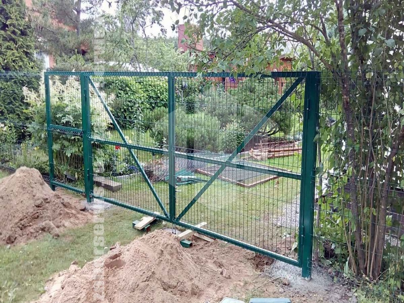 3D забор 98 метров зелёный 5мм