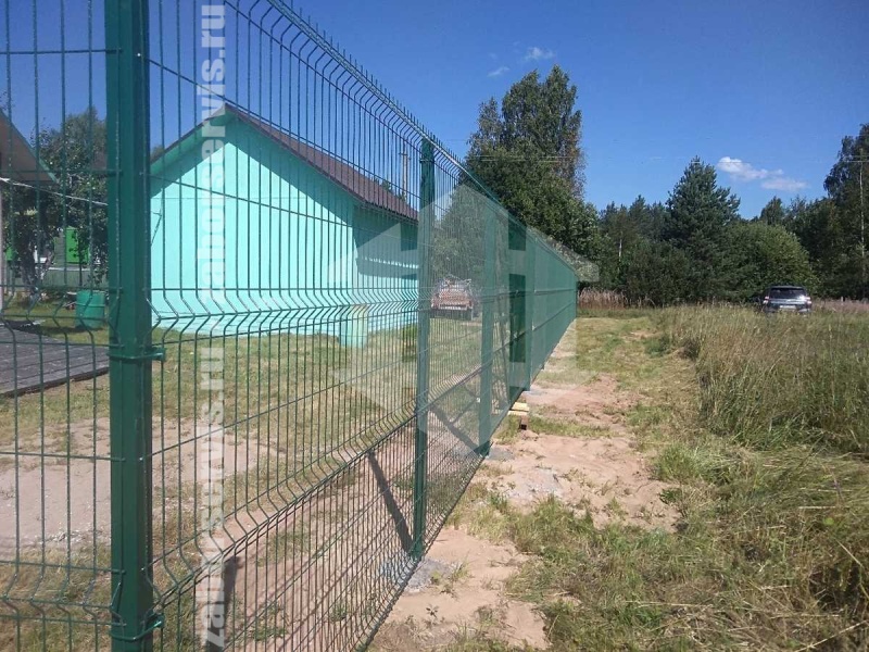 3D заборы для частного дома 100 метров 4мм