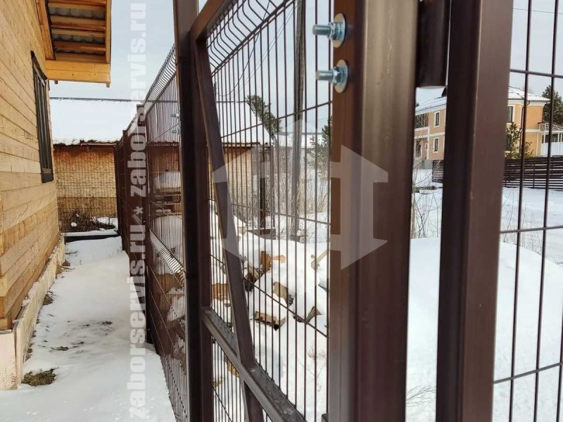 3D заборы для частного дома 50 метров 6мм